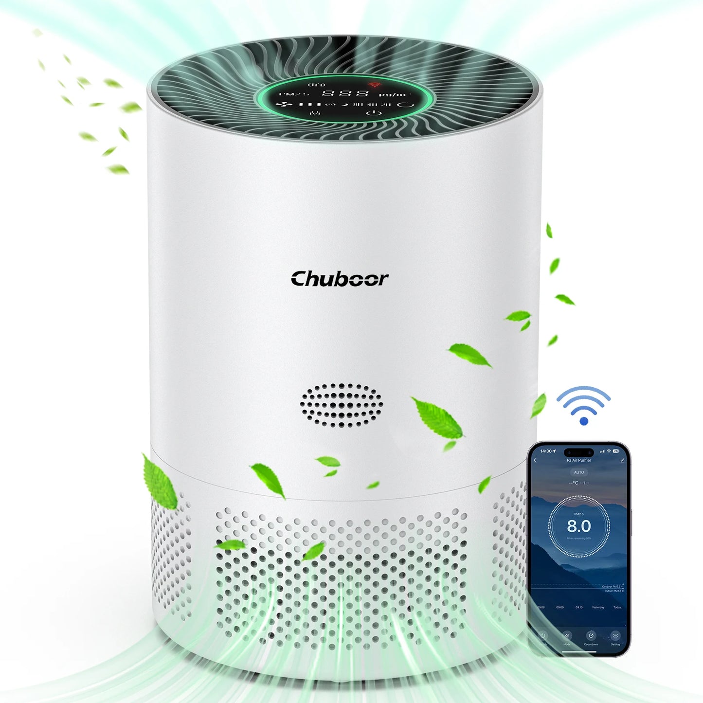 Smart H13 True HEPA Air Purifier with WiFi App Control