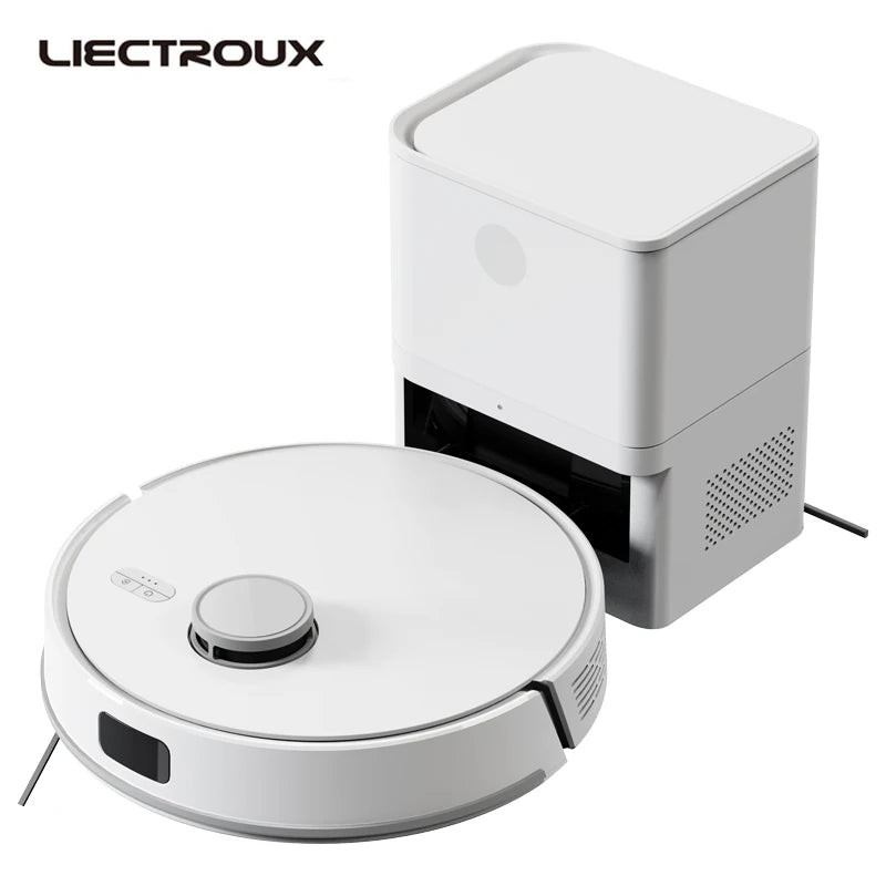 Liectroux M70 Pro Robot Vacuum & Mop with 6500Pa Suction LiDAR Navigation Self Empty Dock