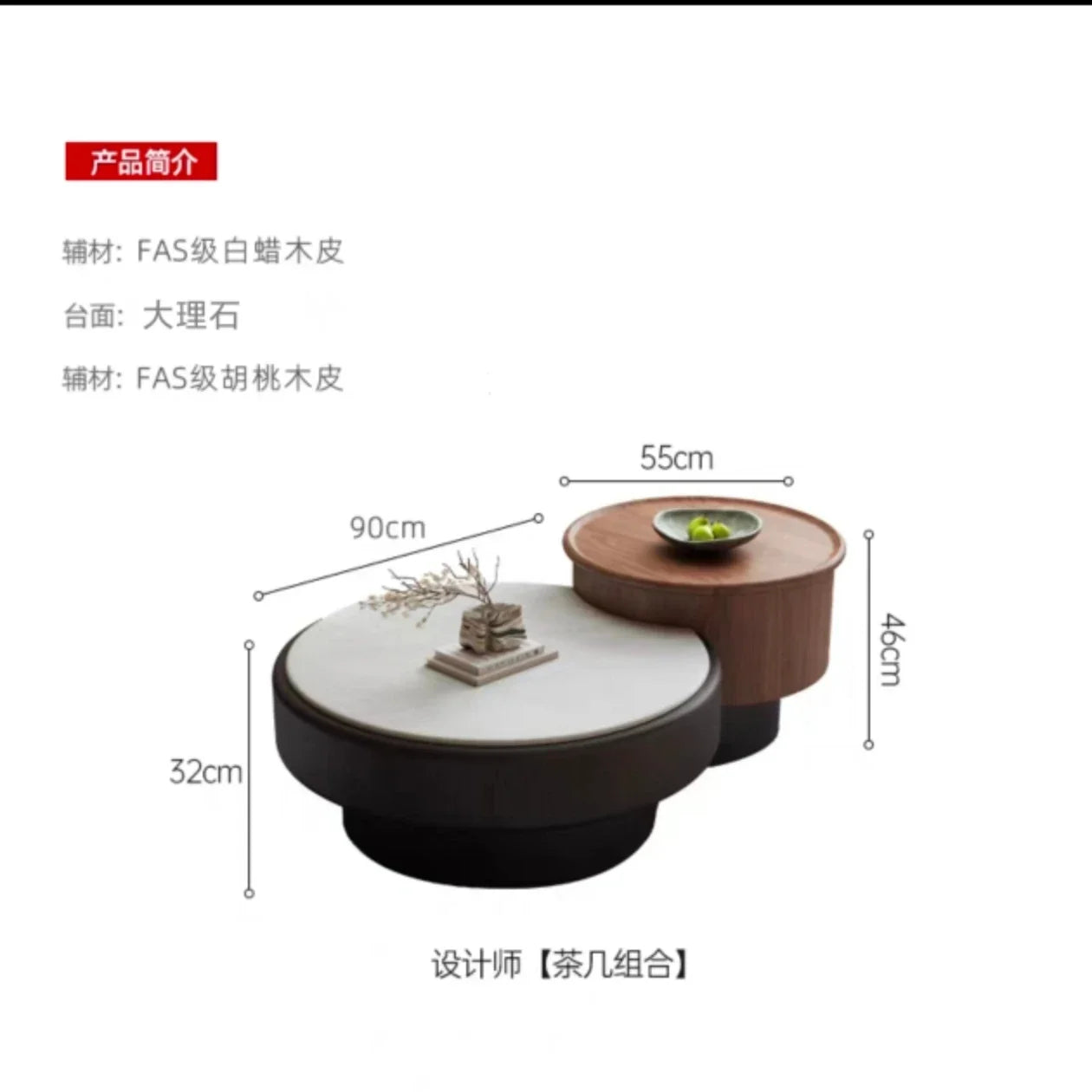 Display Trendy Coffee Tables Modern Luxury Coffee Table Storage Vintage Side Table Table Basse Living Room Furniture