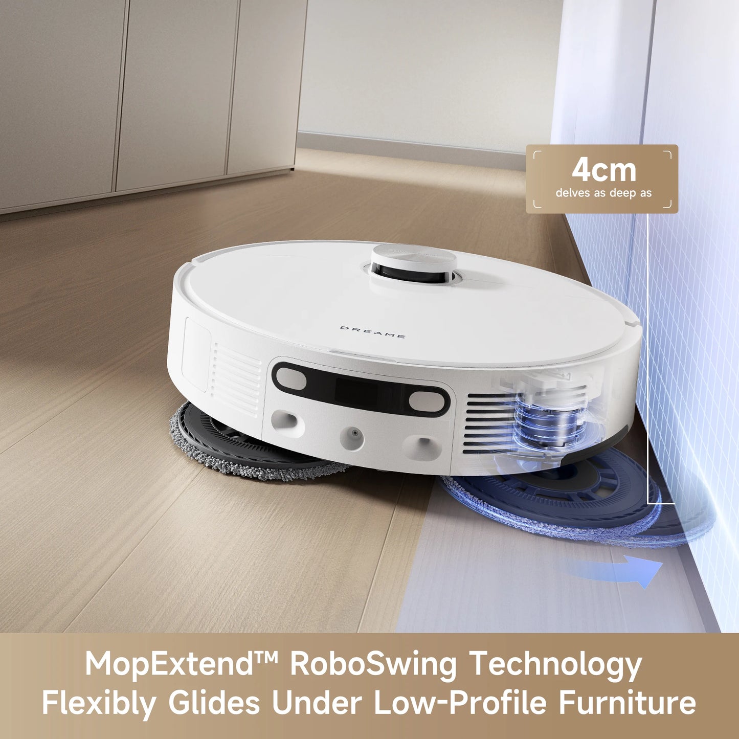 Robot Vacuum & Mop with 10000Pa Suction Self Emptying Auto Mop Washing