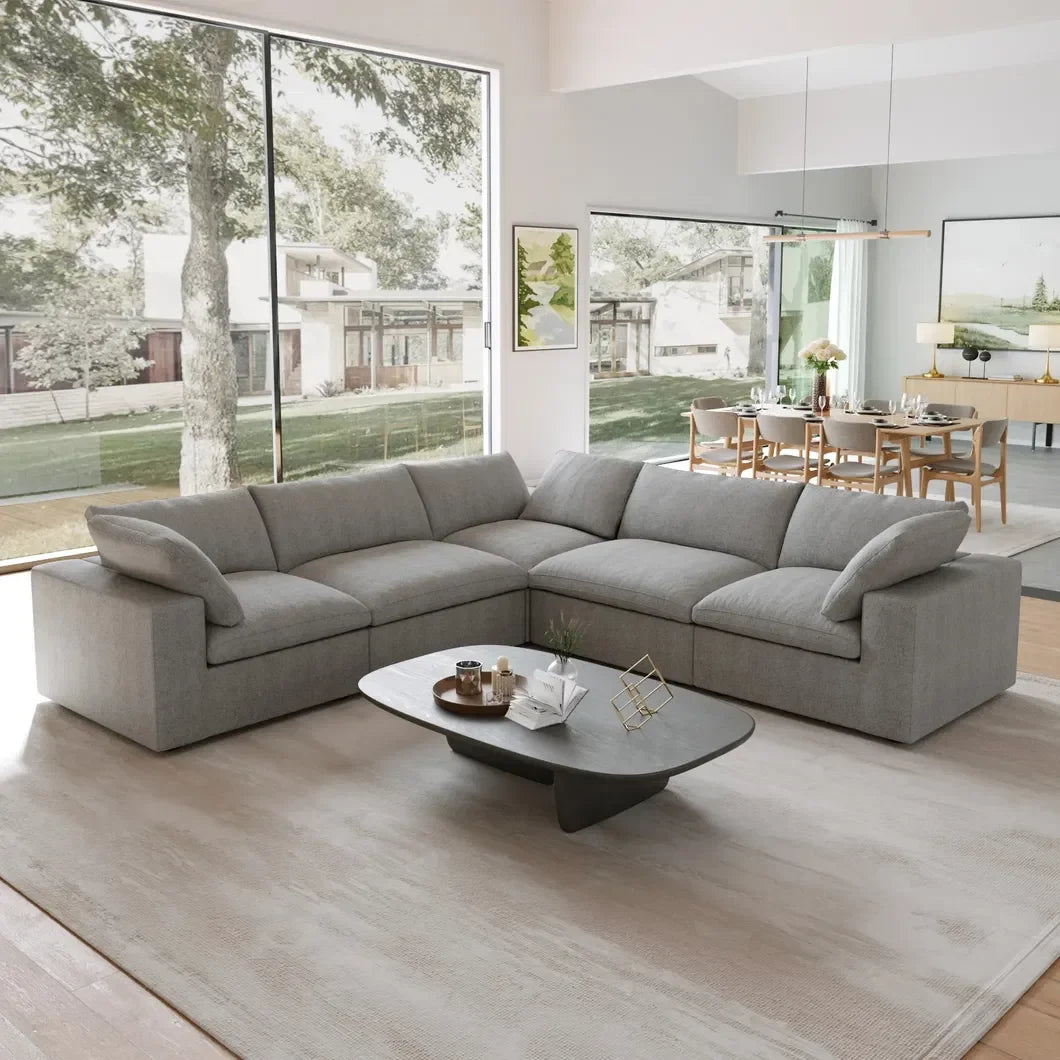 Modern Vacuum Packed Sofa with Sponge Filling Vacuum Compressed for Easy Delivery