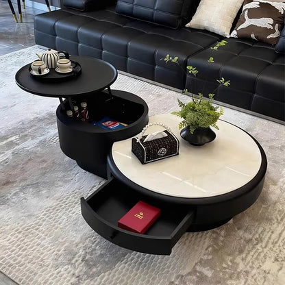 Display Trendy Coffee Tables Modern Luxury Coffee Table Storage Vintage Side Table Table Basse Living Room Furniture