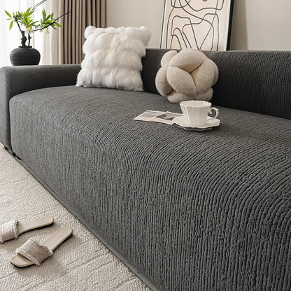 High Elastic Solid Polar Fleece Sofa Cover Nordic Stretch Couch Slipcover for Four Seasons Thick All-Inclusive Sofa Dust Cover