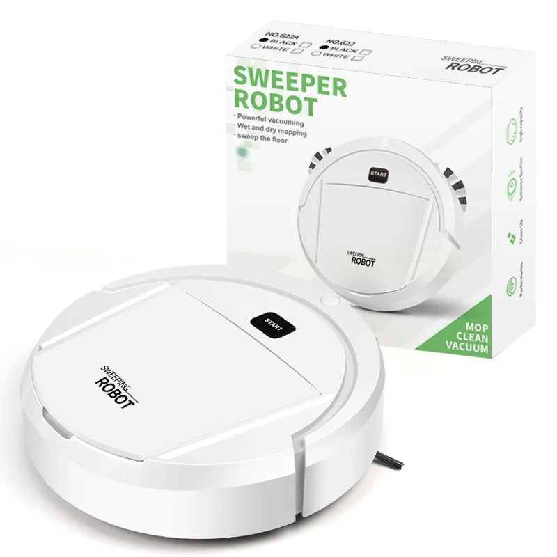 Smart Robot Vacuum Cleaner with Dry & Wet Mopping Auto Charging Powerful Suction