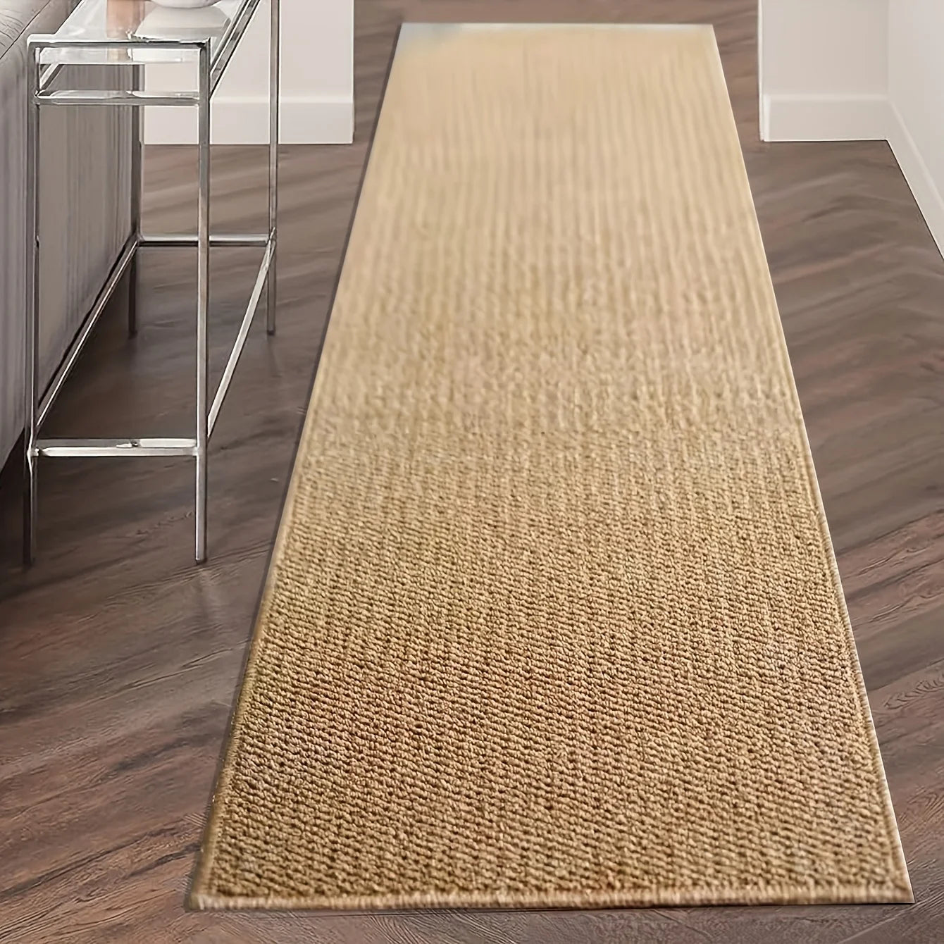 Long Entrance Welcome Mat Front Door Mat Outside Outdoor Indoor Entryway Rug Non-Slip Washable Doormat