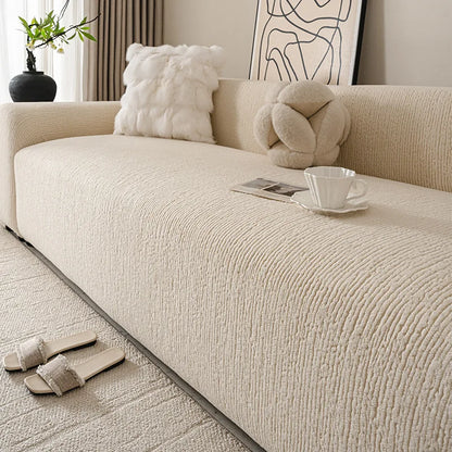 High Elastic Solid Polar Fleece Sofa Cover Nordic Stretch Couch Slipcover for Four Seasons Thick All-Inclusive Sofa Dust Cover