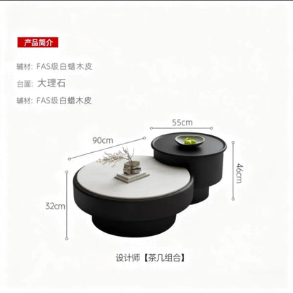 Display Trendy Coffee Tables Modern Luxury Coffee Table Storage Vintage Side Table Table Basse Living Room Furniture