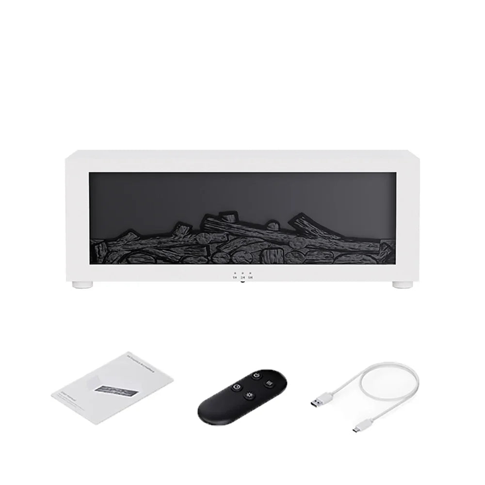 Aroma Diffuser & Humidifier with LED Flame Effect