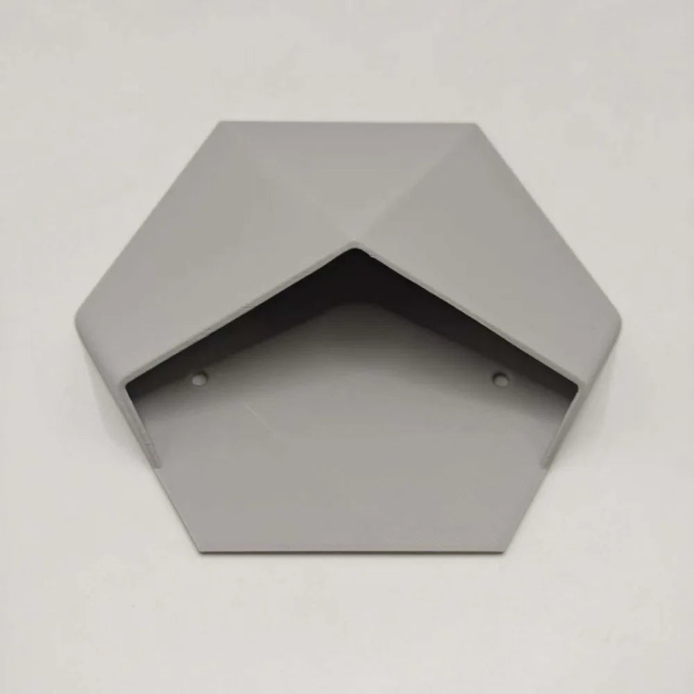 1PCS Geometric Hexagonal Flower Pot Wall-Mounted 3D Printed Succulent Plant Basin Decorative Wall Hanging Planter Indoor Plants