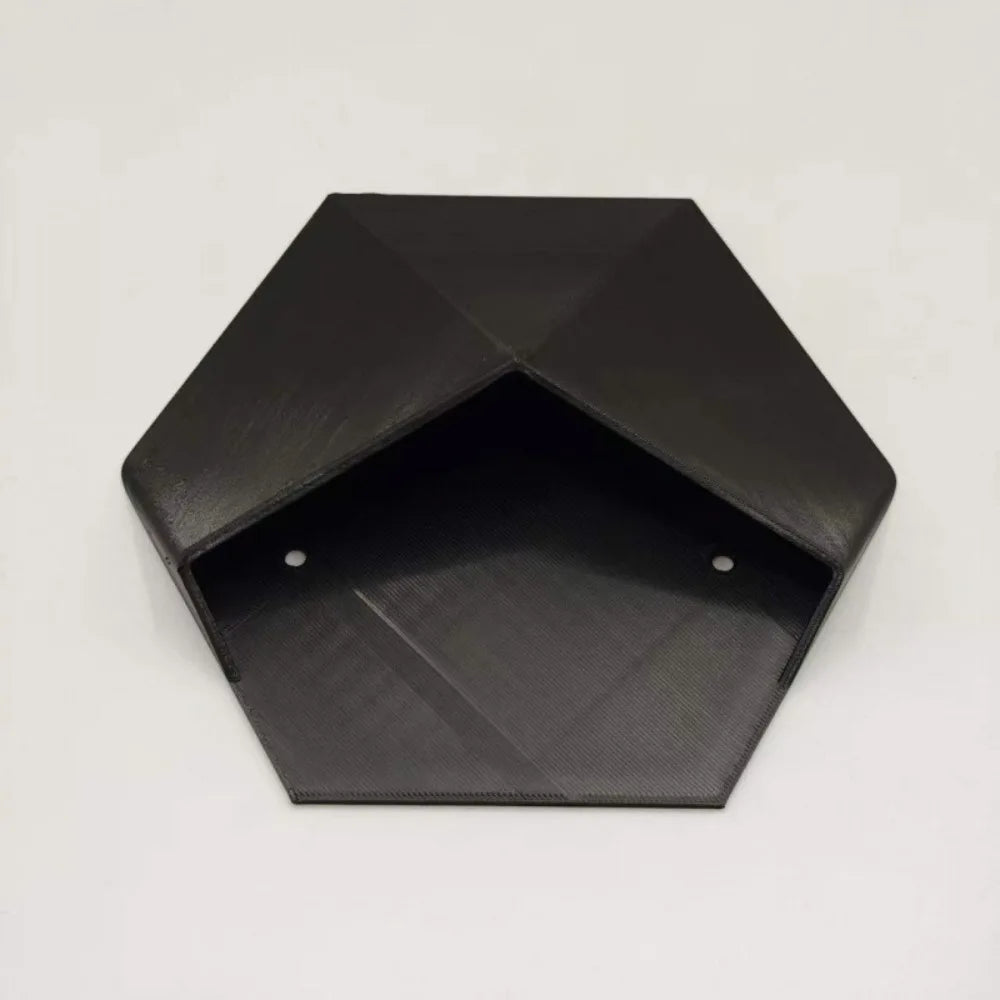 1PCS Geometric Hexagonal Flower Pot Wall-Mounted 3D Printed Succulent Plant Basin Decorative Wall Hanging Planter Indoor Plants