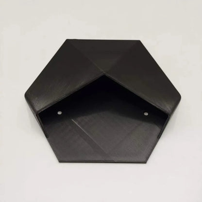 1PCS Geometric Hexagonal Flower Pot Wall-Mounted 3D Printed Succulent Plant Basin Decorative Wall Hanging Planter Indoor Plants
