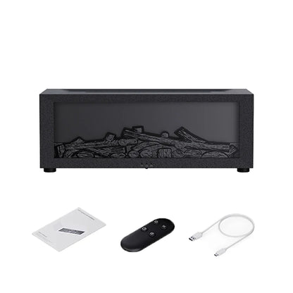 Aroma Diffuser & Humidifier with LED Flame Effect